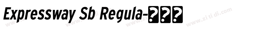 Expressway Sb Regula字体转换